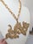 Napier Vintage 1972 Signed Napier Goldtone Dragon Pendant Necklace For Sale - Image 4 of 11