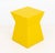 Wood Modern Yellow Geometric Design End Tables, Pair For Sale - Image 7 of 8