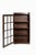 Mission Leaded Glass Bookcase With Lock & Key - Micheal Cherry For Sale - Image 10 of 18