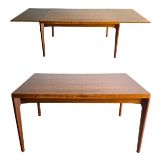 1960s Teak Drawleaf Dining Table Vintage Scandinavian For Sale