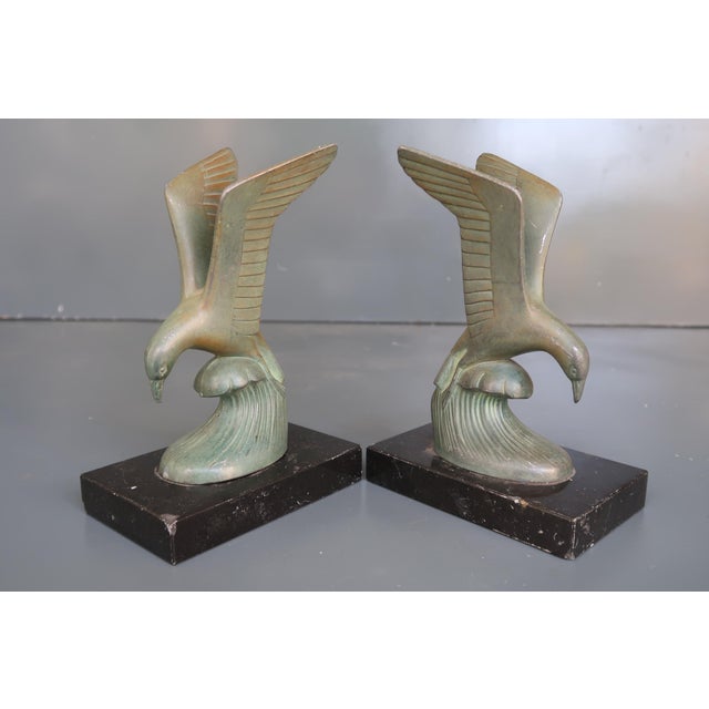 Pair of French Art Deco 1930 Bookends For Sale - Image 9 of 14