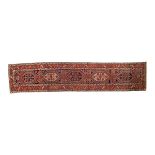 1920s Antique Serapi Runner For Sale