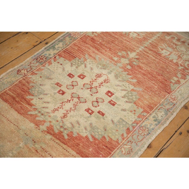 Textile Vintage Distressed Oushak Rug Runner - 2'7" x 4'11" For Sale - Image 7 of 8
