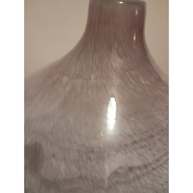 Glass 1960s F-025 | the Sculptural Fluidity: Deep Amethyst Blown Glass For Sale - Image 7 of 11