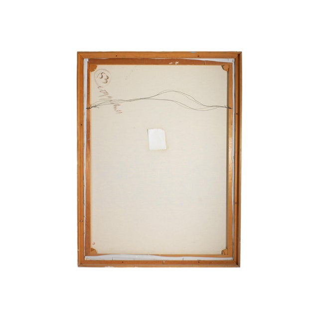 1970s 1971 Oil on Canvas Painting by George Coggeshall For Sale - Image 5 of 9