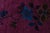 Antique Chinese Art Deco Rug Vibrant Plum & Navy Wool 9x12 For Sale In New York - Image 6 of 11