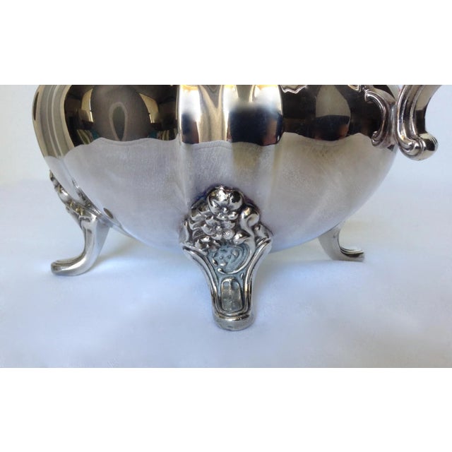 Vintage C.1970's Silver Plate Towle Silversmith Co. Large Water Carafe For Sale - Image 9 of 11