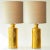 Ceramic Floor or Table Lamps from Bitossi with Silk Lampshades attributed to R. Houben, 1970s, Set of 2 For Sale - Image 9 of 11