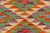 Textile Tribal Kilim Gray Beige Hand-Woven Wool Rug For Sale - Image 7 of 9