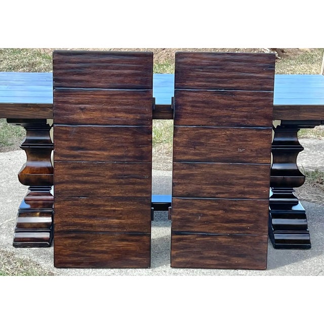 Pottery Barn Banks Extendable Dining Table (76”-128”), Alfresco Brown For Sale - Image 9 of 9