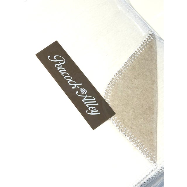 Pair (2) New / Never Used or Removed from Original Packaging Peacock Alley Alta Queen Reversible Blankets Color:...