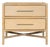 Verona Two-Drawer Nightstand in Natural For Sale
