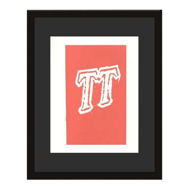 1990s 'T' From 'Hockney's Alphabet' by David Hockney For Sale