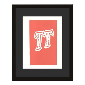 1990s 'T' From 'Hockney's Alphabet' by David Hockney