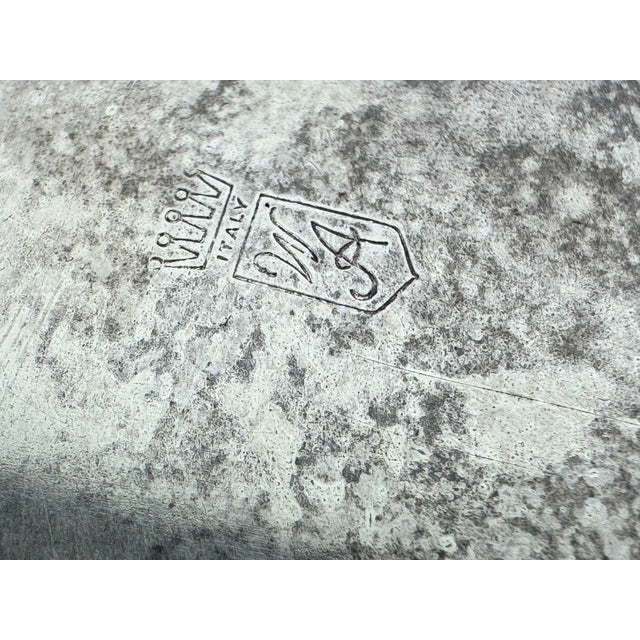 Vintage Italian Silverplate Pierced Gallery Tray by Wil For Sale - Image 4 of 10