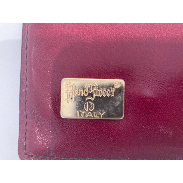 Vintage Moroccan leather burgundy leather padfolio. Vintage Bond Street Leather Portfolio Italy Burgundy. Gorgeous...