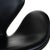 Swan Swivel Chair in Black Leather by Arne Jacobsen for Fritz Hansen For Sale - Image 6 of 14