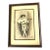 Vintage Mid-Century Modern Stephen James Ferris Troubadour Aquatint Print Framed For Sale