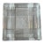 Cut Glass Crystal 4.25" Square Ashtray Trinket Tray W/ Etched Sun Vintage For Sale