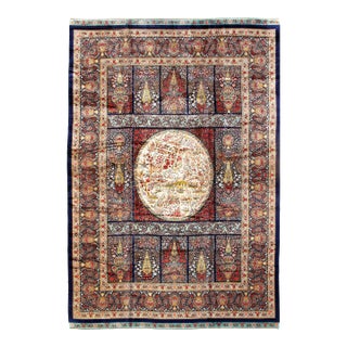 Pasargad DC Exquisite Design Paris Palace Fine Power Loom v. Silk Rug For Sale