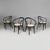 Austrian Modern Straw and Black Wood Chairs 209 by Michael Thonet for Radomsko, 1970s, Set of 4 For Sale - Image 15 of 15