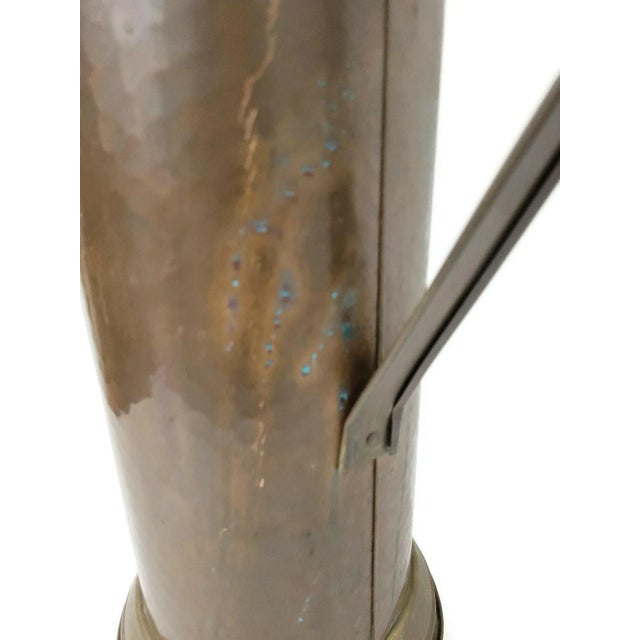 Vintage Copper & Brass Umbrella Stand For Sale - Image 6 of 9