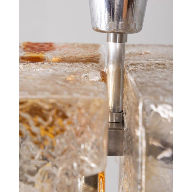 Modern Vintage Ceiling Lamp in Murano Glass by Toni Zuccheri, 1970s For Sale - Image 3 of 11