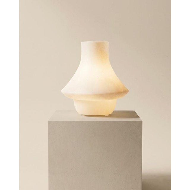 Llar Alabaster Table Lamp by Luis Gimeno For Sale - Image 6 of 9