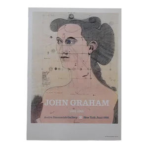 Vintage John Graham Poster Lithograph