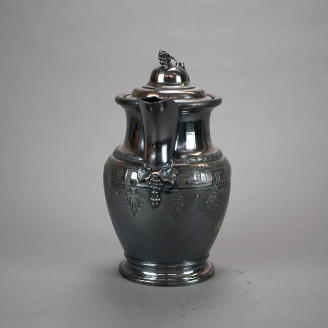 Antique Reed And Barton Silver Plated Pitcher, Circa 1890 For Sale - Image 10 of 12