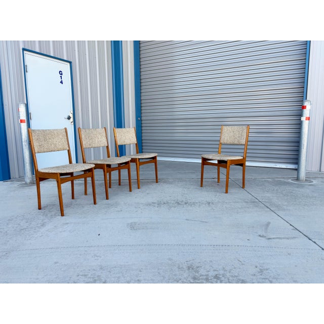 1960s 1960s Danish Modern Teak Dining Chairs Set of 6 For Sale - Image 5 of 14