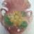 Hull U. S. A. Pottery Double Handle Pink and Yellow Magnolia Flower Vase For Sale - Image 10 of 13