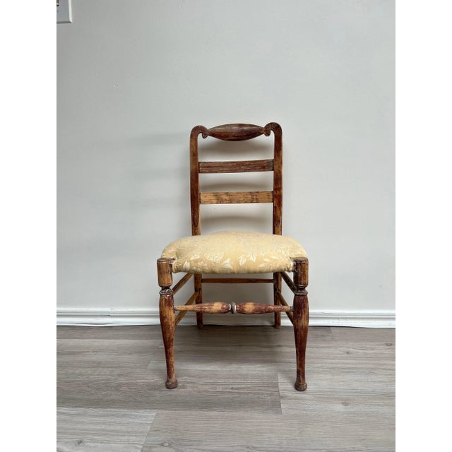 Antique French Provincial Petite Chair For Sale In San Francisco - Image 6 of 6
