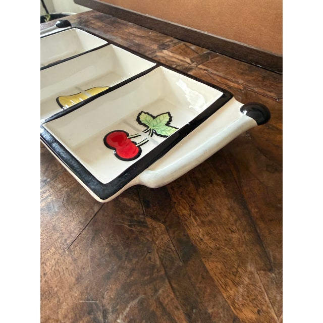 2010s Fitz and Floyd Game Night Divided Appetizer Dish Casino Slot Machine Serving Tray For Sale - Image 5 of 7