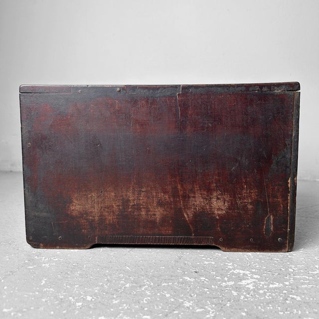 Wooden Calligraphy Drawer Cabinet, Japan, 1890s For Sale - Image 10 of 11