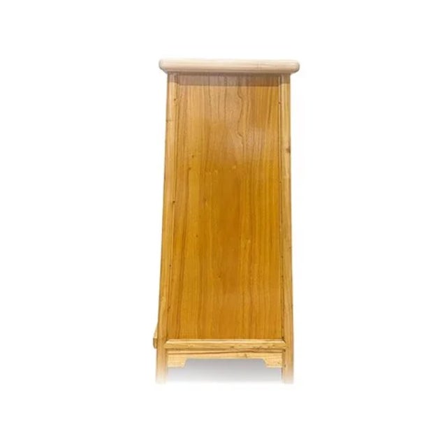 1990s Rattan Inlaid Pearl River Cabinet For Sale - Image 5 of 6
