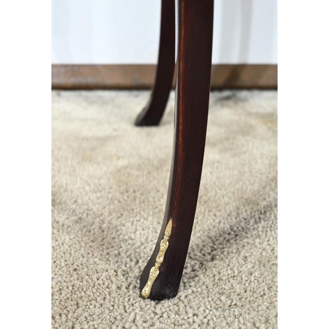 Naploeon III Middle Display Table in Stained Mahogany For Sale - Image 15 of 18