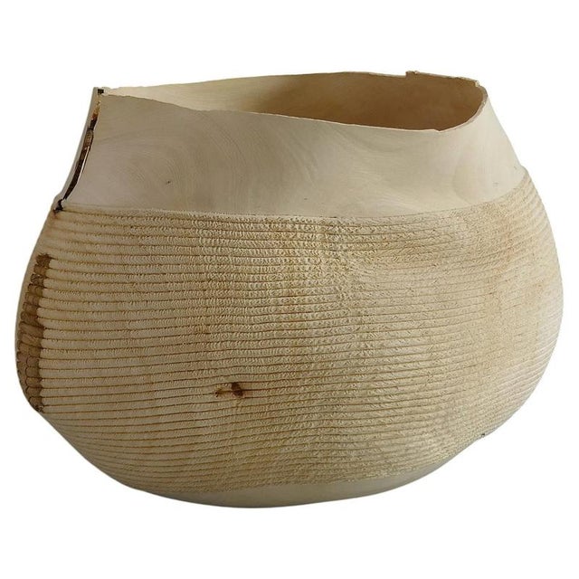 Ovalie Vase in Fig Tree Wood by Yann Marot For Sale - Image 10 of 10