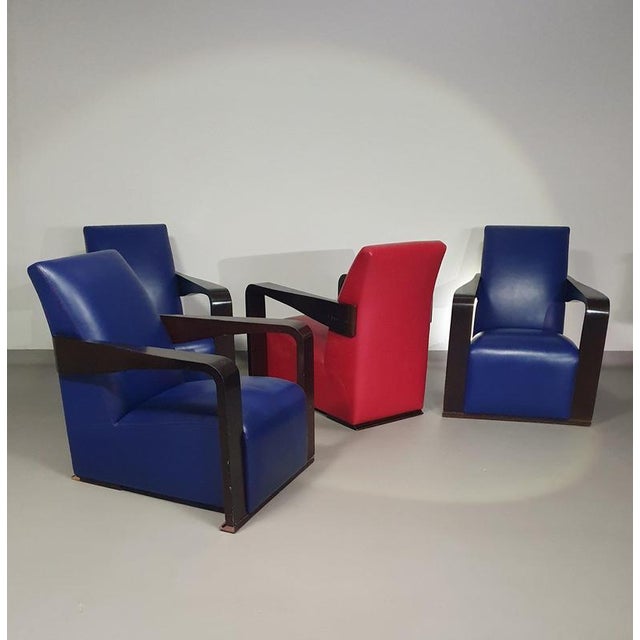 Vintage Ying Lounge Chairs by Hugues Chevalier for Tommy Hilfiger, 1990s, Set of 4 For Sale - Image 15 of 15