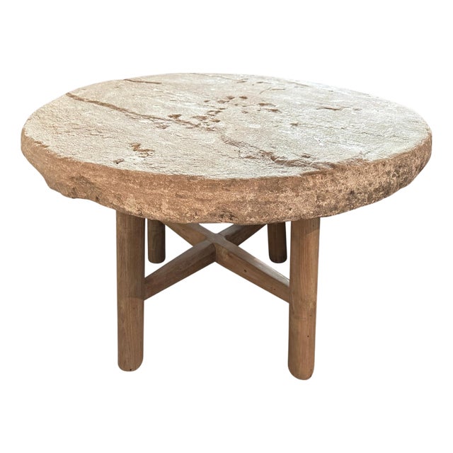 Sumba Stone Round Table For Sale