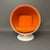 1960s Ball Chair in White and Orange by Eero Aarnio for Asko, Finland, 1960s For Sale - Image 5 of 18