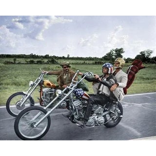 Easy Rider Bike Scene Archival Pigment Print- 24" X 20" Inches For Sale