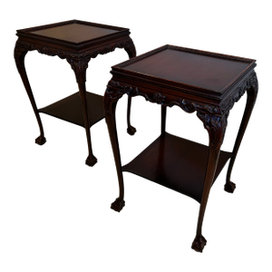 1940s Victorian Style Ball in Claw Side Tables