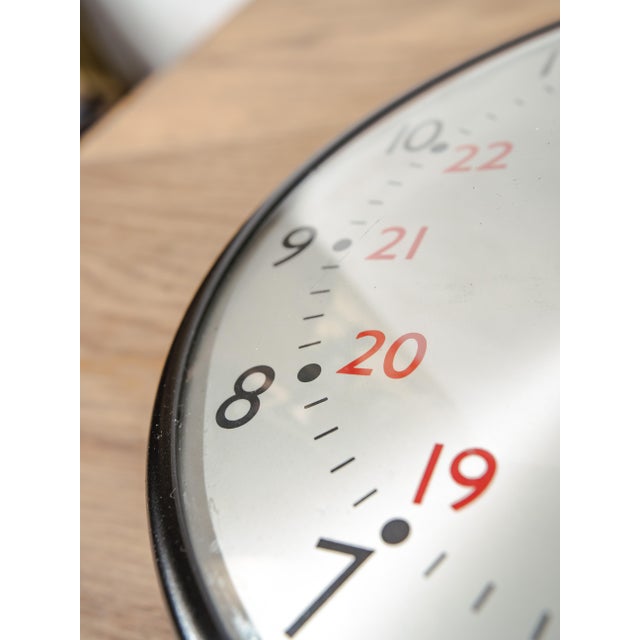 24 Hour Dial Clock from Gent of Leicester, England, 1960s For Sale - Image 4 of 11