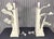 1990s Hand Carved Wood Banana Plant Lamps Finished in White Plaster - A Pair For Sale - Image 10 of 14