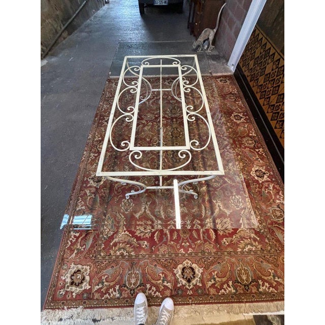 Iron and Glass Garden Set, Set of 7 For Sale - Image 9 of 12
