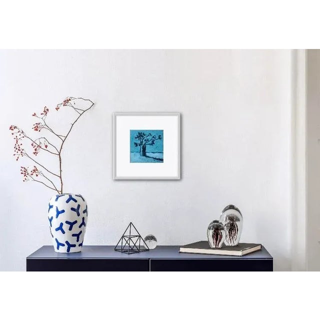 Abstract Abstract Floral Still Life Oil Painting by L Haas For Sale - Image 3 of 6