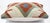Tribal Arteverk Handwoven Afghan Kilim Pillow — Red & Cream Diamonds For Sale - Image 3 of 3