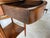 Wood 19th Century Louis XVI-Style Bouillotte End Table With Marble Top, Brass Gallery & Casters For Sale - Image 7 of 16