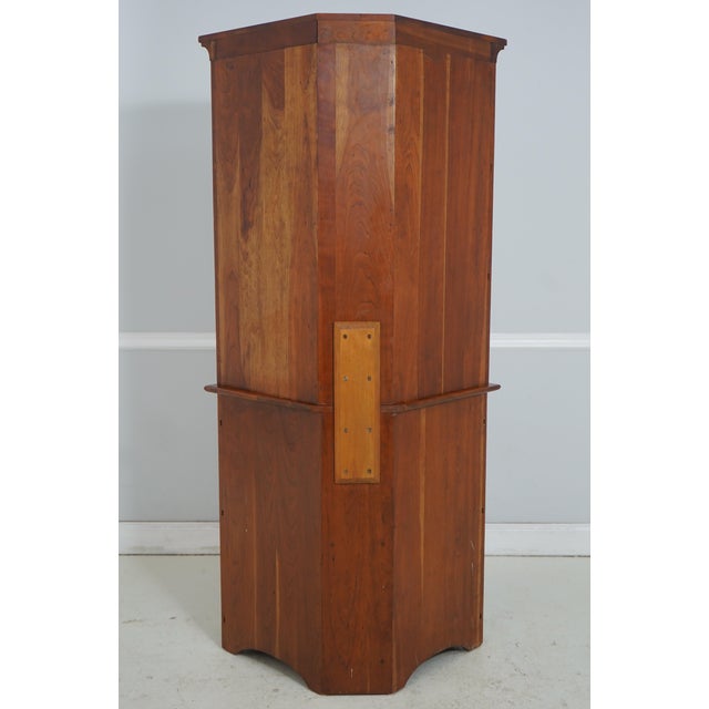 Pair of Stickley Cherry Valley Open Corner Cabinets For Sale - Image 16 of 18